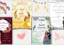 design beautiful indian wedding invitations with customized couple cartoon